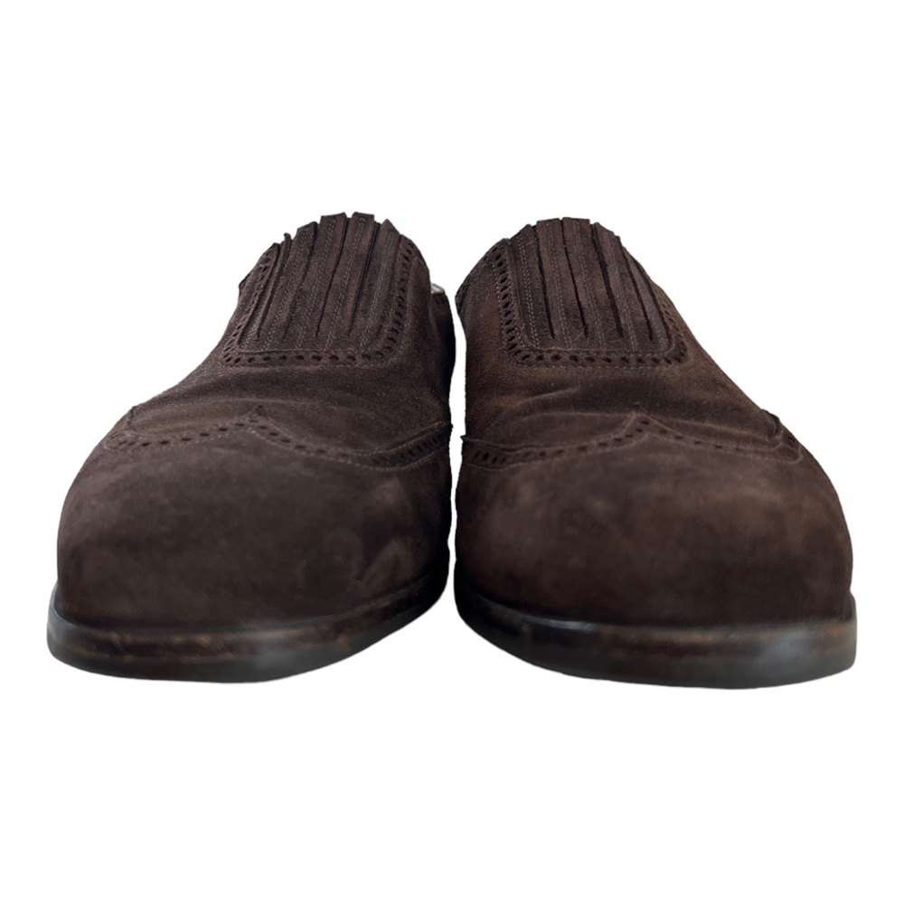 Gravati Per Neiman Marcus Women’s Suede Oxfords Size 9.5N Brown - Picture 6 of 11